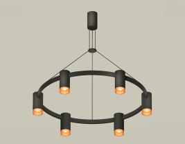 Комплект подвесного светильника Ambrella light Traditional DIY черный песок/кофе (С9022, N6154) XB9022202