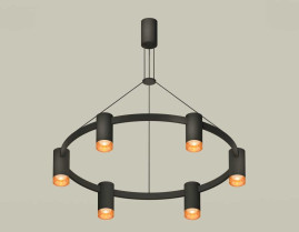 Комплект подвесного светильника Ambrella light Traditional DIY черный песок/кофе (С9022, N6154) XB9022202