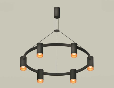 Комплект подвесного светильника Ambrella light Traditional DIY черный песок/кофе (С9022, N6154) XB9022202