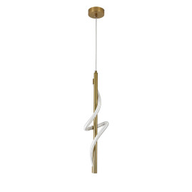Подвесной светодиодный светильник Indigo Intreccio 14025/1P Brass V000144L