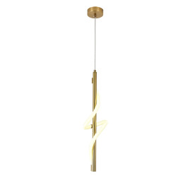 Подвесной светодиодный светильник Indigo Intreccio 14025/1P Brass V000144L