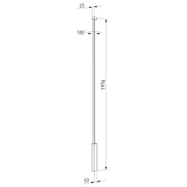 Настенный светодиодный светильник Elektrostandard Alto LED черный 4000K 40134/LED a069822