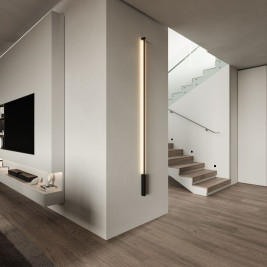 Настенный светодиодный светильник Elektrostandard Alto LED черный 4000K 40134/LED a069822