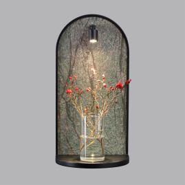 Настенный светодиодный светильник-полка Odeon Light Giardino Hightech 7176/3WL
