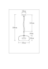 Подвесной светодиодный светильник Arte Lamp Padova A2404SP-33AM