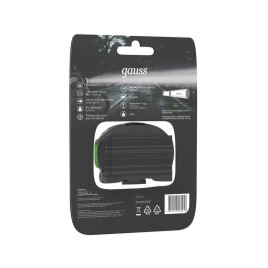 Налобный светодиодный фонарь Gauss от батареек 65х54 180 лм GF303