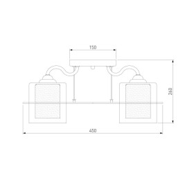 Потолочная люстра Eurosvet 30160/3 хром