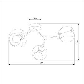 Потолочная люстра TK Lighting 4372 Fairy