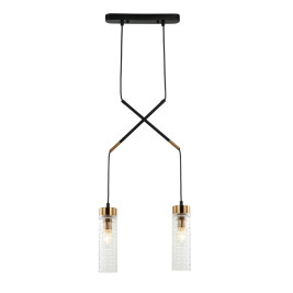 Подвесной светильник Gerhort G51213/2BK+AB CL