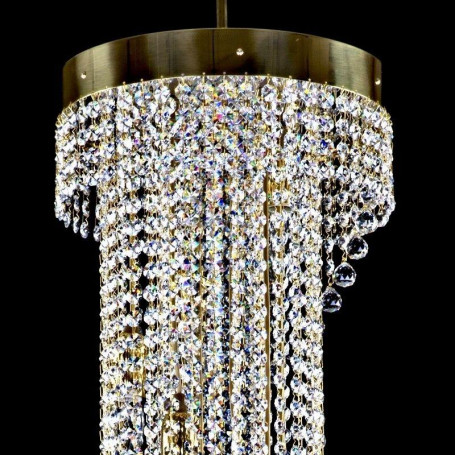 Каскадная люстра Artglass Spiral 300x1200 Balls CE