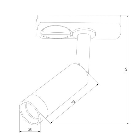 Трековый светодиодный светильник TK Lighting 4141 Tracer