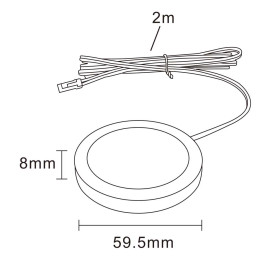 Светильник накладной мебельный 12V Mobiled Lightstar 036240