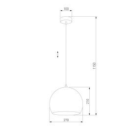Подвесной светильник TK Lighting 2085 Yoda Black
