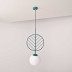 Подвесной светильник Imperium Loft Leaf B Green 312173-26