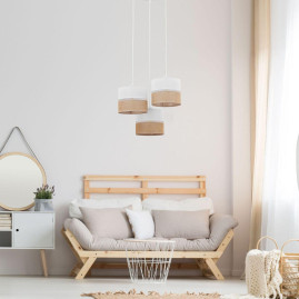 Подвесная люстра TK Lighting 6575 Linobianco