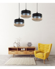 Подвесной светильник Lumina Deco Barlet LDP 6808 BK+Tea