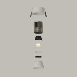 Встраиваемый светильник Maytoni Technical DL115-10W-3K-W