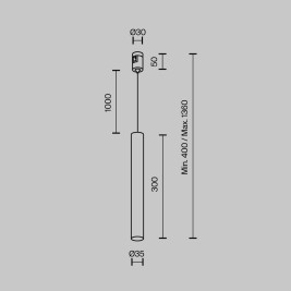 Трековый светильник Maytoni Technical TR155-1-5W4K-B