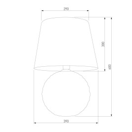 Настольная лампа TK Lighting 5591 Santana Ecru a065253