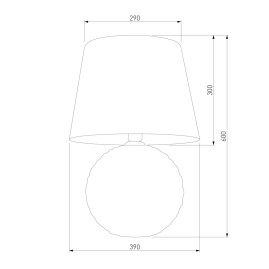Настольная лампа TK Lighting 5591 Santana Ecru