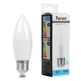 Лампа светодиодная Feron LB-980 E27 15W 6400K 52071