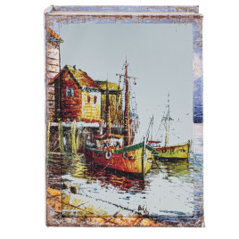 Ключница с зеркальным элементом, L21 W7 H30 см (800546)