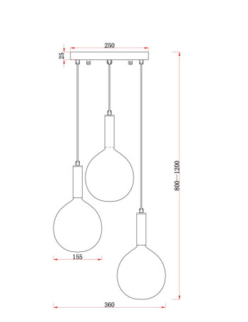 Подвесной светильник Freya Sway FR5269PL-03CH