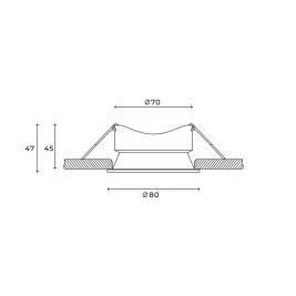 Встраиваемый светильник Hesby Lighting Harstad HSBL_0228