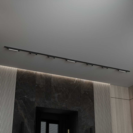 Трековая система со светильниками №11 однофазная накладная Hesby Lighting Skylite HSBL_kompl_S011_NI4B3K