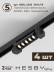 Трековая система со светильниками №11 однофазная накладная Hesby Lighting Skylite HSBL_kompl_S011_NI4B3K