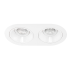 Комплект из светильников и рамки Lightstar Domino Round (214656+214606+214606) D6560606