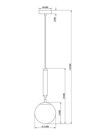Подвесной светильник Moderli Host V2850-1P