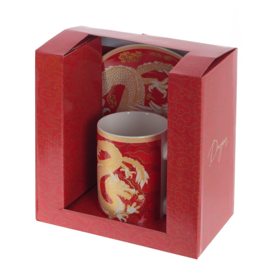 Кружка с тарелкой, 500 мл, L20 W20 H13 см