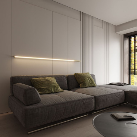 Настенный светодиодный светильник Elektrostandard Alto LED латунь 3000K 40134/LED a069823