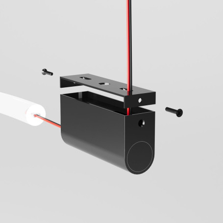 Накладные крепления для круглого гибкого неона Full light черный Elektrostandard a070759