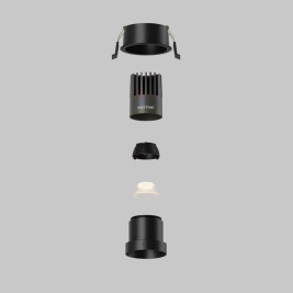Встраиваемый светильник Maytoni Technical DL116-10W-3K-B