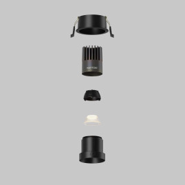Встраиваемый светильник Maytoni Technical DL116-10W-3K-B