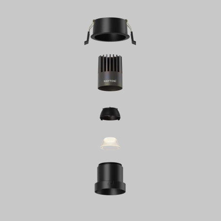 Встраиваемый светильник Maytoni Technical DL116-10W-3K-B