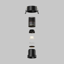 Встраиваемый светильник Maytoni Technical DL116-10W-3K-B