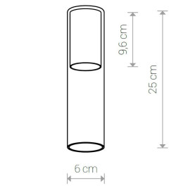 Плафон Nowodvorski Cameleon Cylinder M 8543