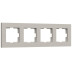 Рамка на 4 поста Werkel Slab дымчатый софт W0042917 a071628