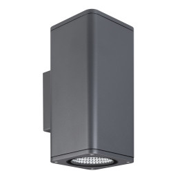Светильник LGD-EVO-WALL-TWIN-S100x100-2x12W Day4000 (GR, 44 deg, 230V) Arlight 046194