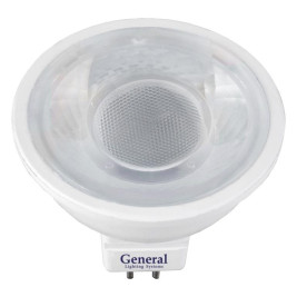 Лампа светодиодная General GU5.3 8W 6500K прозрачная GLDEN-MR16-8-230-GU5.3-6500 636300