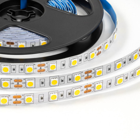 Светодиодная лента OGM 14,4W/m 60LED/m 5050SMD теплый белый 5M LSE-268