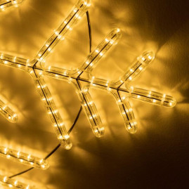 Светодиодная фигура Ardecoled Снежинка ARD-Snowflake-M10-1000x900-576Led Warm 034259