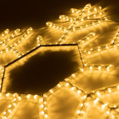 Светодиодная фигура Ardecoled Снежинка ARD-Snowflake-M10-1000x900-576Led Warm 034259