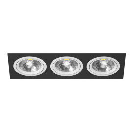 Комплект из светильника и рамки Lightstar Intero 111 (217837+217906+217906+217906) i837060606