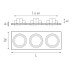 Комплект из светильника и рамки Lightstar Intero 111 (217837+217906+217906+217906) i837060606
