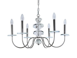 Люстра NEWPORT 3876/С nickel