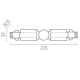 Соединение с меняющимся углом к треку 5040xx-(F)/(R) Quattro Lightstar 504156-FRPI
